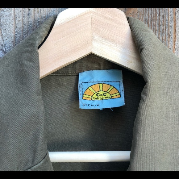 C&C Military Olive Canvas Vest - Picture 7 of 7